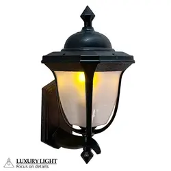 چراغ حیاطی پارکی پلاستیکی دیواری لاله