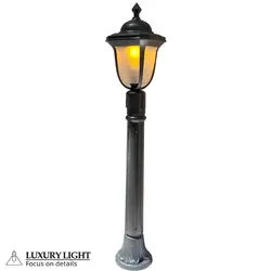 چراغ حیاطی پارکی پلاستیکی چمنی لاله