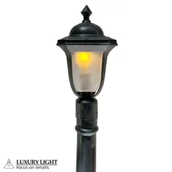 چراغ حیاطی پارکی پلاستیکی چمنی لاله