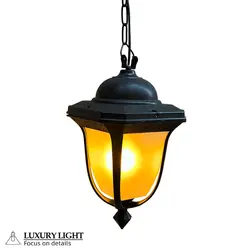 چراغ حیاطی پارکی پلاستیکی آویز لاله