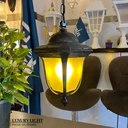 چراغ حیاطی پارکی پلاستیکی آویز لاله