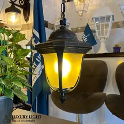 چراغ حیاطی پارکی پلاستیکی آویز لاله