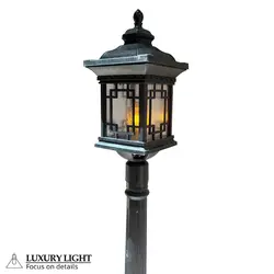 چراغ حیاطی پارکی پلاستیکی چمنی ورساچ