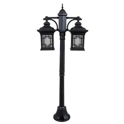 چراغ حیاطی پارکی پلاستیکی دوشاخه ورساچ