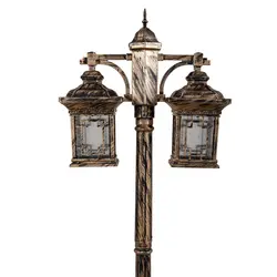 چراغ حیاطی پارکی پلاستیکی دوشاخه ورساچ