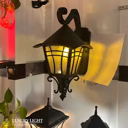 چراغ حیاطی پلاستیکی دیواری کارتین مدل چتری