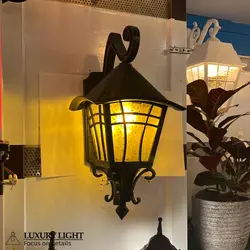 چراغ حیاطی پلاستیکی دیواری کارتین مدل چتری