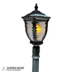 چراغ حیاطی پلاستیکی چمنی کارن