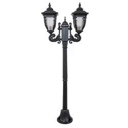 چراغ حیاطی کلاسیک پلاستیکی دوشاخه کارن