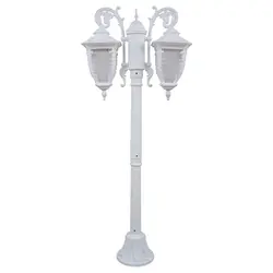 چراغ حیاطی کلاسیک پلاستیکی دوشاخه کارن