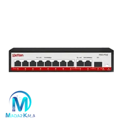 سوئیچ 8 پورت POE با 2 پورت آپلینک نت لن مدل F803-PGS