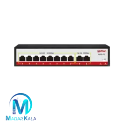 سوئیچ POE دارای 8 پورت با 2 پورت آپلینک نت لن مدل F802-PG