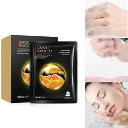 ماسک ورقه ای آبرسان صورت گلد خاویار برند سیازو 24k gold caviar mask