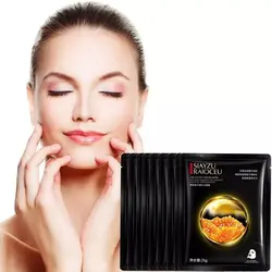 ماسک ورقه ای آبرسان صورت گلد خاویار برند سیازو 24k gold caviar mask