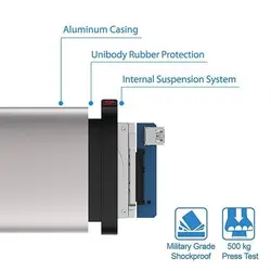 هارد اکسترنال سیلیکون پاور مدل Armor A85 با ظرفیت 2 ترابایت