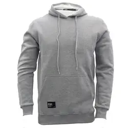 هودی ساده مردانه خاکستری 2600003