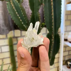 کلاستر کوارتز شفاف