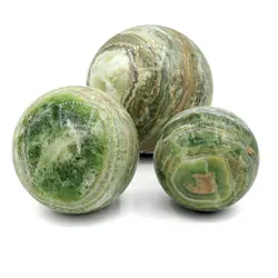 گوی آراگونیت سبز