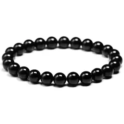 دستبند سنگ عقیق سیاه