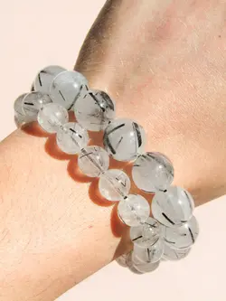 دستبند سنگ تورمالین کوارتز