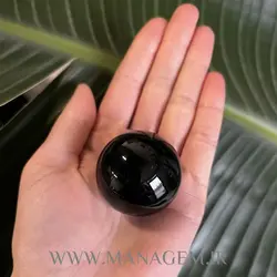 گوی سنگ آبسیدین سیاه