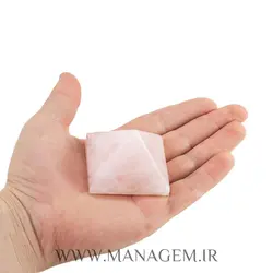 هرم سنگ کوارتز صورتی