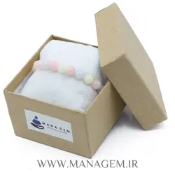 دستبند سنگ مورگانیت