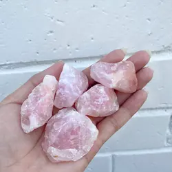 سنگ راف کوارتز صورتی