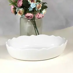 تابه  بیضی لبه موج سرامیکی