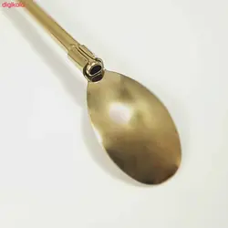 نی شربت قاشق دار طلایی - مارکت آفتاب