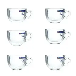 فنجان مدل تخم مرغی لومینارک بسته 6 عددی | مارکت آفتاب