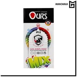 کاندوم تاخیری خاردار اورز مدل Mix بسته 12عددی - ماروکالا، فروش عمده محصولات آرایشی و بهداشتی