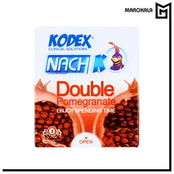 کاندوم کدکس مدل Double Pomegranate بسته 3 عددی - ماروکالا