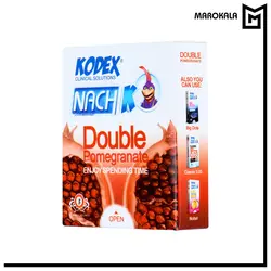 کاندوم کدکس مدل Double Pomegranate بسته 3 عددی - ماروکالا