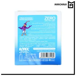کاندوم کدکس مدل Zero Invisible بسته 3 عددی - ماروکالا