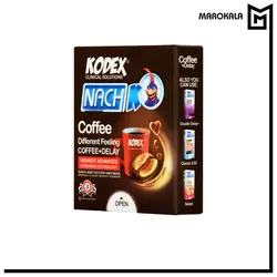 کاندوم قهوه ناچ کدکس Coffee +Delay تاخیری بسته 3 عددی - ماروکالا