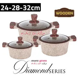 سرویس قابلمه 6 پارچه زیو مدل Z-8170-32