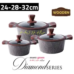 سرویس قابلمه 6 پارچه زیو مدل Z-8170-32