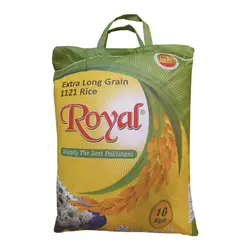 برنج پاکستانی دانه بلند رویال کیسه ده کیلویی