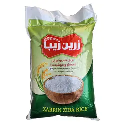 برنج ایرانی عنبربو زرین زیبا - کیسه 10 کیلوگرم