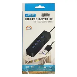 هاب 4 پورت 2.0/HI-Speed USB3.0
