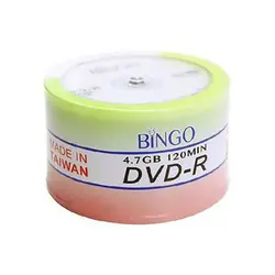 DVD خام 50 تایی Bingo