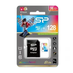 مموری میکرو 128G سیلیکون پاور کلاس ۱۰ کالر سرعت ۸۵mb/s