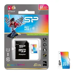 مموری میکرو 128G سیلیکون پاور کلاس ۱۰ کالر سرعت ۸۵mb/s