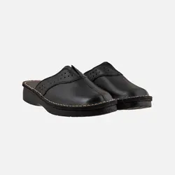 دمپایی جلو بسته چرمی مردانه آریدان کد 18196744