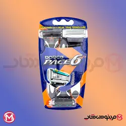 خودتراش مردانه دورکو 6 تیغ بسته 3 عددی