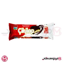 بیسکویت والس چیکی لوپ با مغز مارشمالو و شکلات 10 عددی