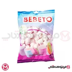 پاستیل مارشمالو سفید صورتی ببتو 400 گرم