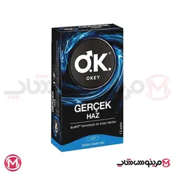 کاندوم مدل Gerçek Haz برند OK بسته 12 عددی