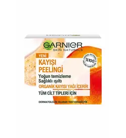 اسکراب صورت زردآلو گارنیر مناسب انواع پوست حجم ۵۰ میل